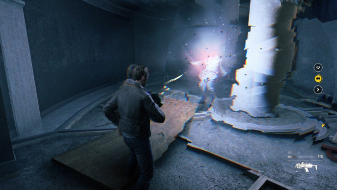 Quantum Break - Library Chase: Will Time Echo, Monarch Battle Time Stop (Bullet Stack) Dodge Action Xbox One