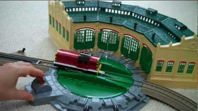 Trackmaster Tidmouth Sheds with  Thomas The Train Henry Salty & Arthur Kids Toy Train Set