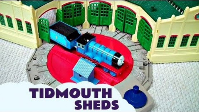 Trackmaster Tidmouth Sheds Toy with Thomas And Friends Hank Scruff James Edward & Henry Kids