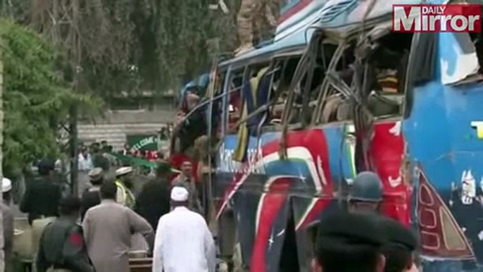 Raw CCTV Explosion on Bus in Pakistan I Pakistan Blast I Pakistan Attack