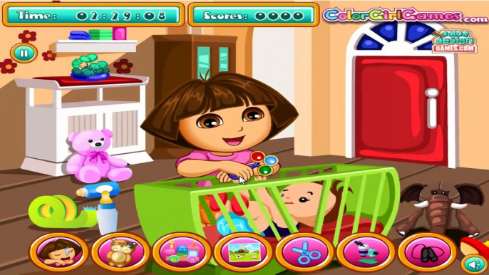 Dora la exploradora - Dora Cuida el Bebe ᴴᴰ ❤️ Juegos Para Niños y Niñas