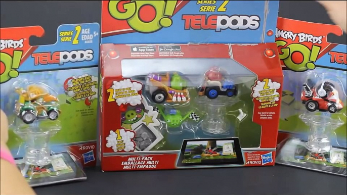 COOL! ANGRY BIRDS GO TELEPODS VIDEO GAME!!! WATCH THE FUN!