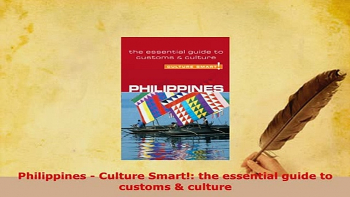 PDF  Philippines  Culture Smart the essential guide to customs  culture Download Online