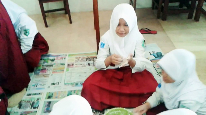 Keseruan Kelas VI B SDN 1 BATUAH MEMASAK WADAI "GAGICAK"