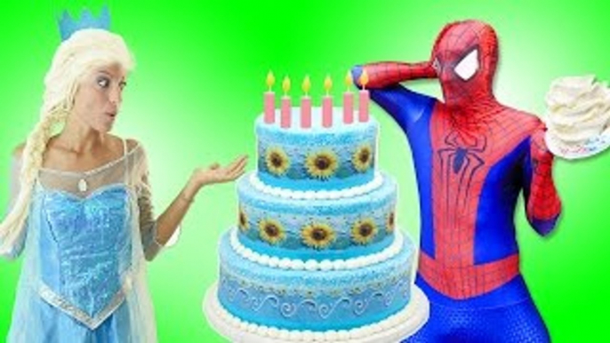 Frozen Elsa vs Doctor Spiderman is sick - Spiderman Fart poison - Fun Superhero in Real life