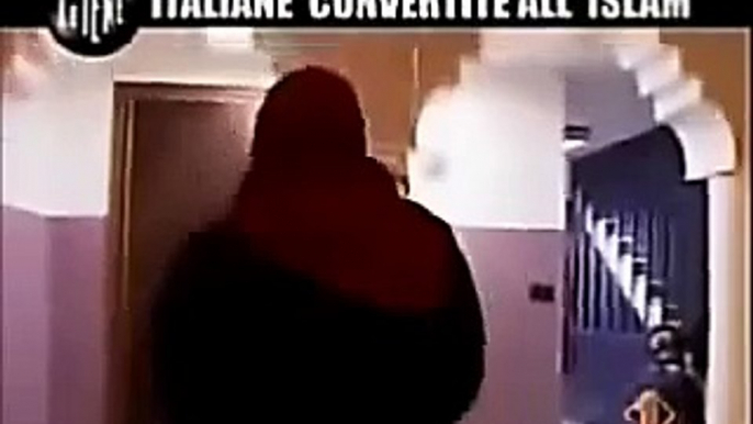 Italian Woman Converts to Islam in Italy. islam in italy