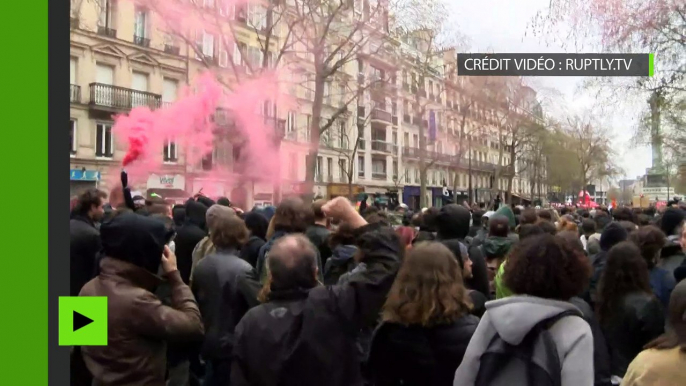 Loi Travail : la police charge les protestataires lors des manifestations à manifestations à Paris