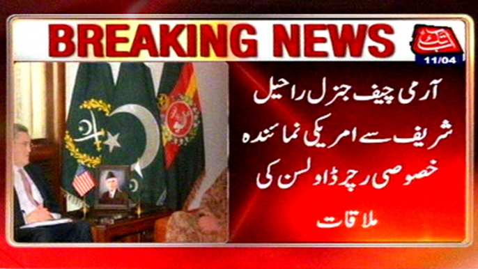 US special representative Richard Olson meets COAS Gen Raheel Sharif