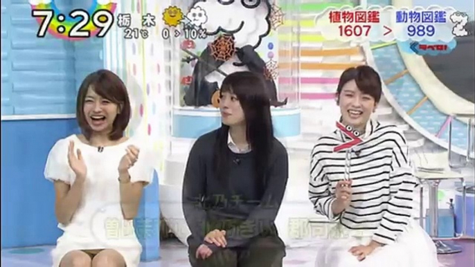 曽田茉莉江 ZIPキャスター パンチラ画像　Japanese television　【放送事故】