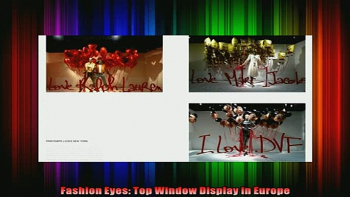 Read  Fashion Eyes Top Window Display in Europe  Full EBook