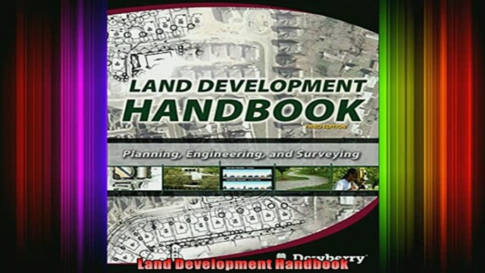 Read  Land Development Handbook  Full EBook