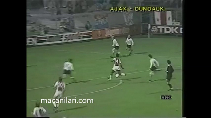 16.09.1987 - 1987-1988 UEFA Cup Winners' Cup 1st Round 1st Leg AFC Ajax 4-0 Dundalk FC