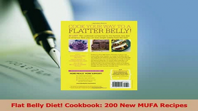 Read  Flat Belly Diet Cookbook 200 New MUFA Recipes PDF Free