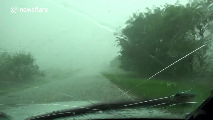 'Baseball' sized hail hits Texas, USA