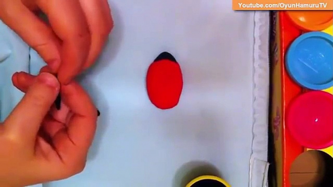 Play Doh Oyun Hamuru ile Uğur Böceği Yapımı (Ladybug)