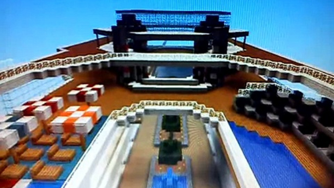 MINECRAFT CRUISESHIP OASIS OF THE SEAS TOP DECK