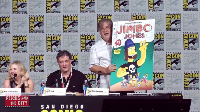 The Simpsons Comic Con 2015 Panel - Season 27, Matt Groening, Nancy Cartwright, Guillermo del Toro