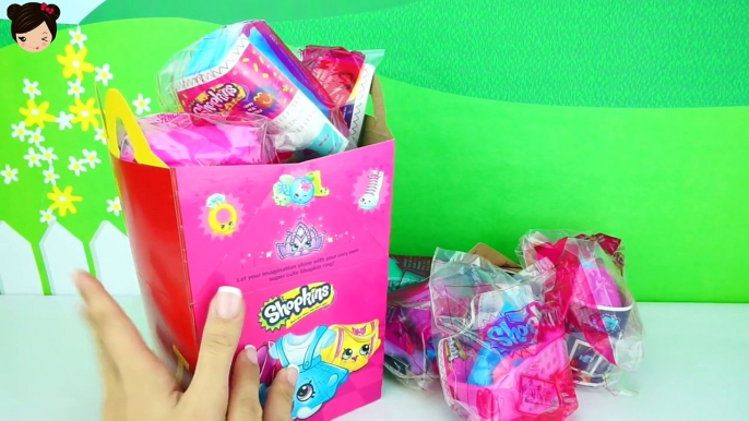 Shopkins de Mc Donalds en Cajita Feliz - Juguetes Shopkins en Español