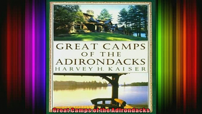 Read  Great Camps of the Adirondacks  Full EBook