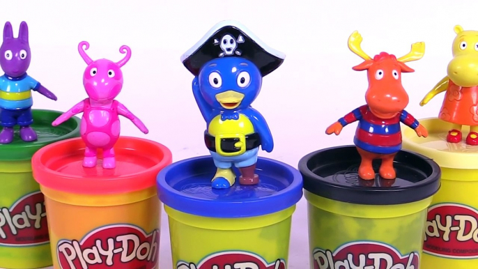 Os Backyardigans Play Doh Massinha Surpresa Peppa Pig Galinha Pintadinha Hulk Learn Colors Toys