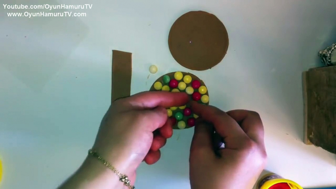 Play Doh Oyun Hamuru ile Simli Bonibonlu Pasta Yapımı (Candy Cake) Oyun Hamuru TV