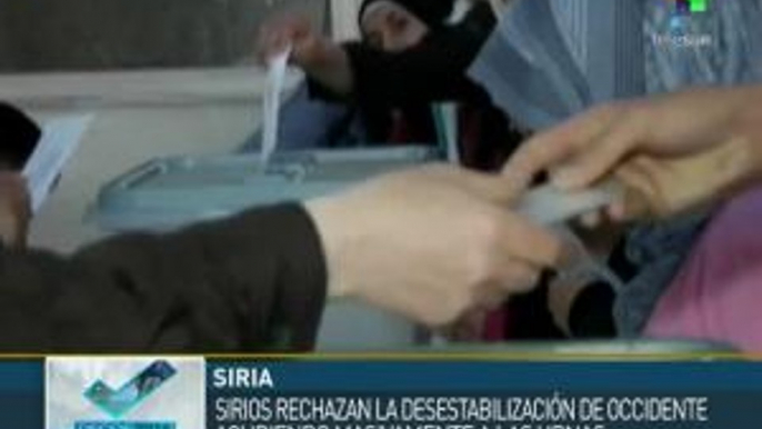 Alta participación ciudadana en elecciones parlamentarias en Siria