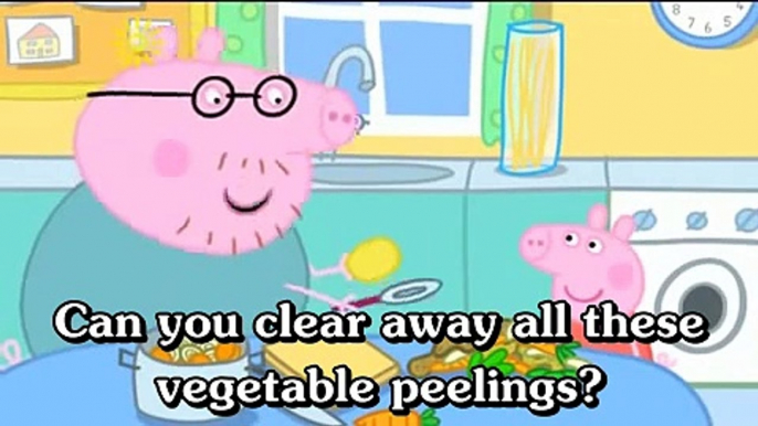 Learn english through cartoon | Peppa Pig with english subtitles | Episode 71: Compost