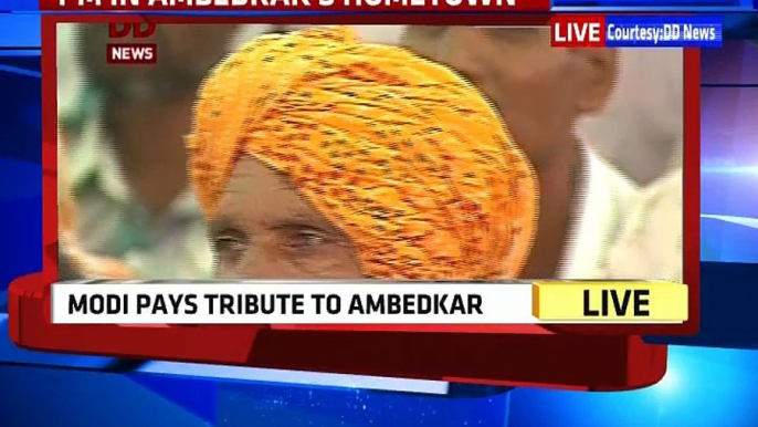 PM  Modi Pays Tributes to B R Ambedkar On 125th Birth Anniversary