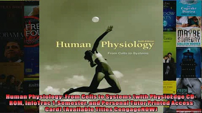 FREE PDF  Human Physiology From Cells to Systems with PhysioEdge CDROM InfoTrac 1Semester and READ ONLINE