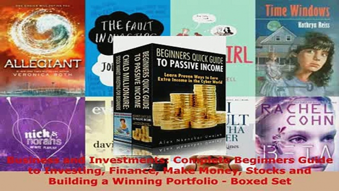 PDF  Business and Investments Complete Beginners Guide to Investing Finance Make Money Stocks Read Online