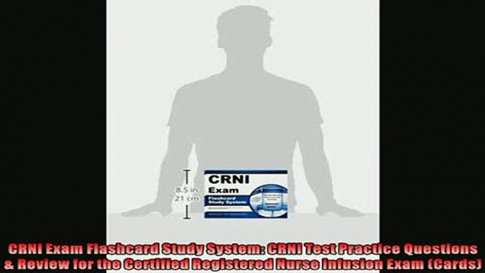 Free PDF Downlaod  CRNI Exam Flashcard Study System CRNI Test Practice Questions  Review for the Certified  FREE BOOOK ONLINE