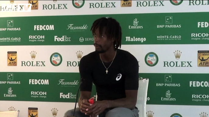 Monte-Carlo : Monfils a eu un gros coup de fatigue lors de son match