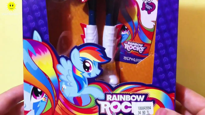 My Little Pony Rainbow Dash Oyuncak Bebek ❤ Equestria Girls Rainbow Rocks Dolls