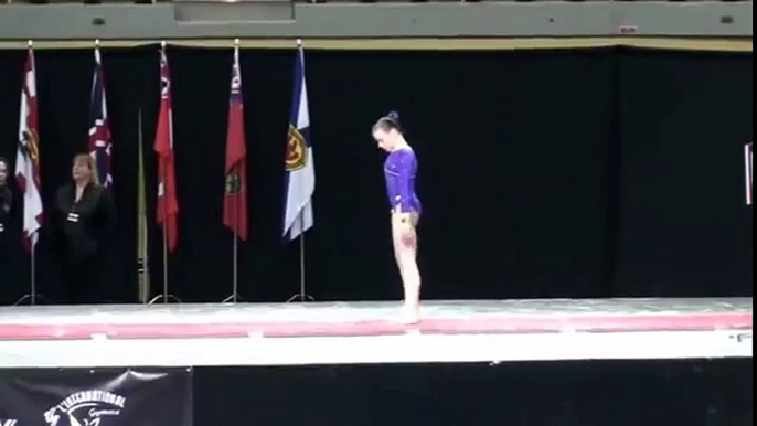 International Gymnix 2016 - JO9 - Gabrielle Deslauriers - Saut/Vault