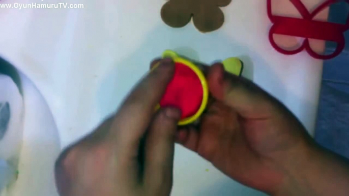 Play Doh Oyun Hamuru ile Kelebek Pasta Yapımı (Butterfly Cake)