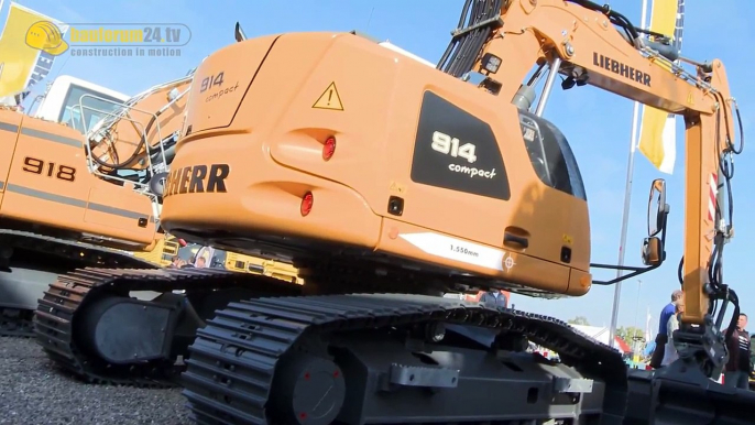 Liebherr R 914 Compact Kurzheck Bagger Walkaround & Details Bauforum24 Report NordBau 2013