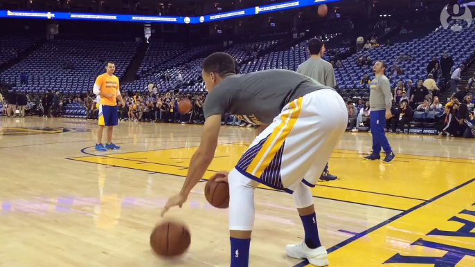 Stephen Curry pre-game routine Ball handling