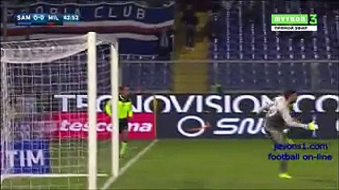 Sampdoria Vs AC Milan 0-1 Highlights & All Goals 17 April 2016