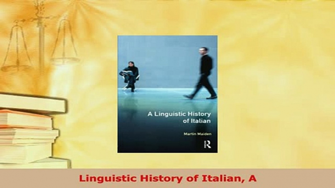 PDF  Linguistic History of Italian A Download Online