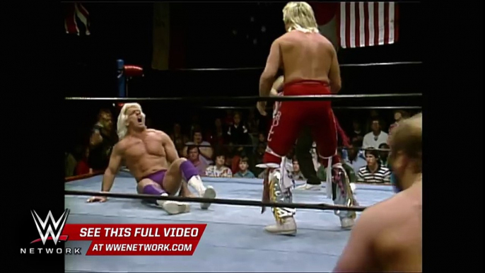 Ric Flair vs. Ricky Morton - NWA World Championship Wrestling, April 12, 1986  WWE Network