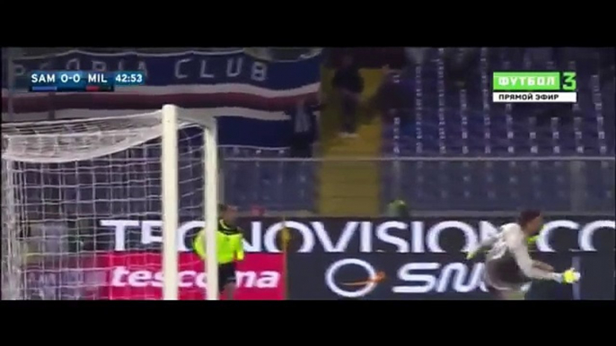 Sampdoria vs AC Milan 0-1 All Goals & Highlights 2016