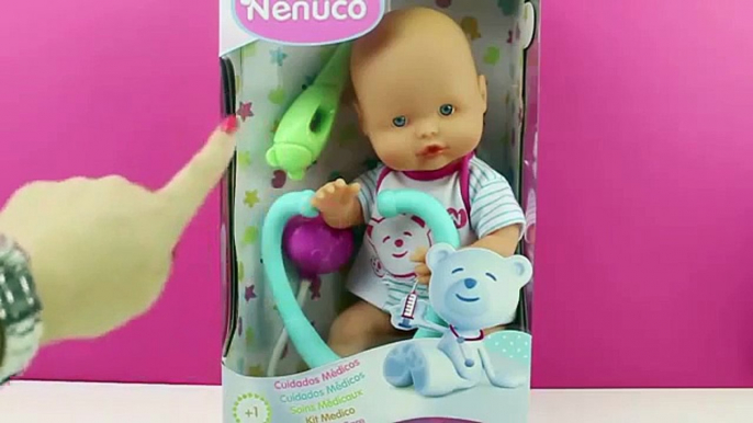 Bebe Nenuco Cuidados médicos   Nenuco esta malito   Bebe Nenuco en español   Baby doll Nenuco