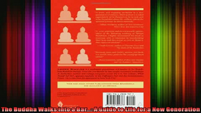 Read  The Buddha Walks into a Bar A Guide to Life for a New Generation  Full EBook