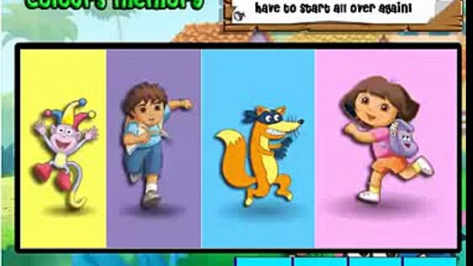 Dora la Exploradora   Memorizar colores con Dora   Capitulos completos en Español