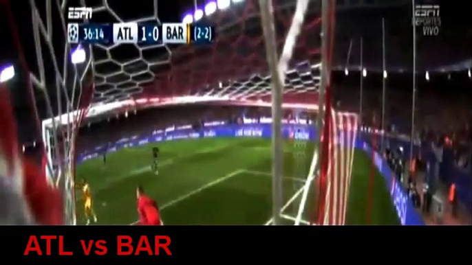 Atletico Madrid vs Barcelona  ; All Goals and Highlights champions league 2016