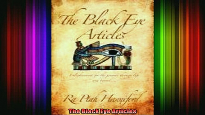 Read  The Black Eye Articles  Full EBook