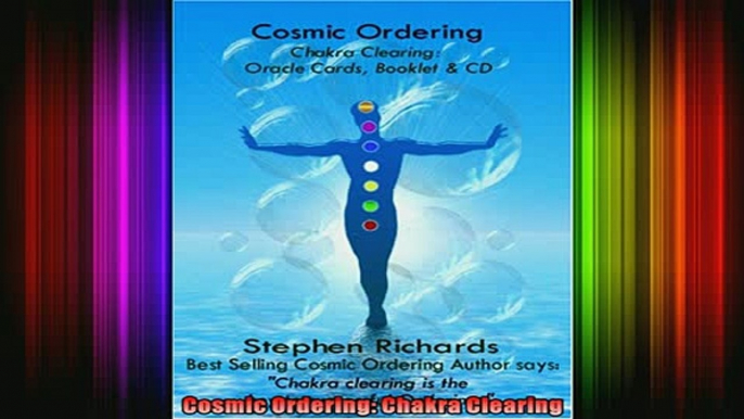 Read  Cosmic Ordering Chakra Clearing  Full EBook