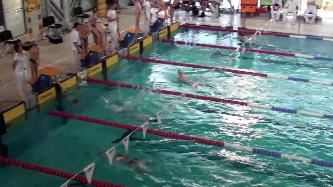 25 Szymon - Pływanie Motyl Zawody 50m - 2014.04.10