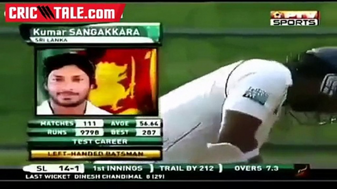 Junaid Khan Bowled Out To Kumar Sangakkara