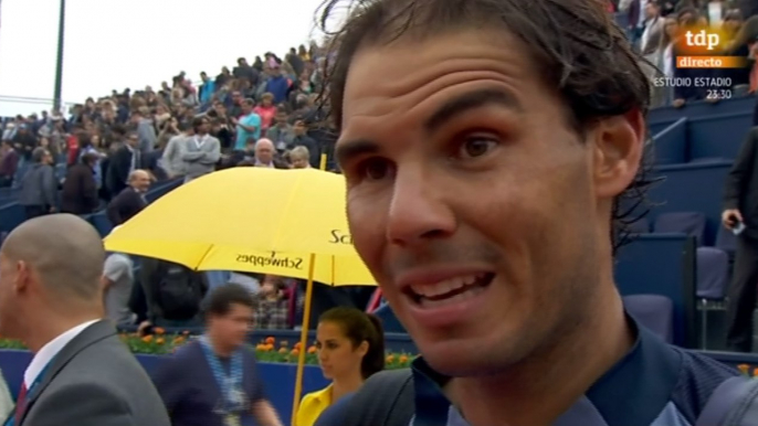 Rafael Nadal On-court interview / QF Barcelona Open 2016